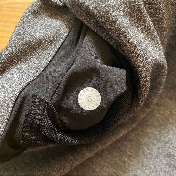 LULULEMON 6 On The Fly Pull On 28" Luxtreme Pants Dark Gray Athleisure Comfort - Picture 8 of 16